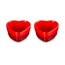 Le Creuset Ramekin Hart Set, kersenrood 2st