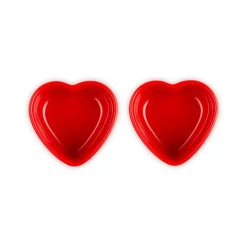 Le Creuset Ramekin Hart Set, kersenrood 2st