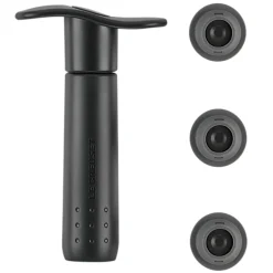 Le Creuset Screwpull Wijnpomp met 3 Stoppers WA-137, matzwart