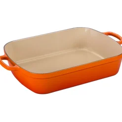 Le Creuset Signature Braadslede, 37x29cm oranjerood