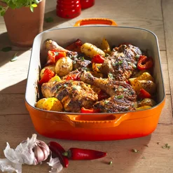 Le Creuset Signature Braadslede, 37x29cm oranjerood