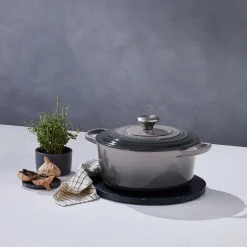 Le Creuset Signature Braadpan, 24cm flint