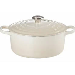 Le Creuset Signature Braadpan, 24cm meringue