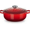 Le Creuset Signature Braadpan Provencaals, 24cm kersenrood