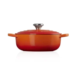 Le Creuset Signature Braadpan Provencaals, 24cm oranjerood