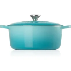 Le Creuset Signature Braadpan, 28cm caribbean blue