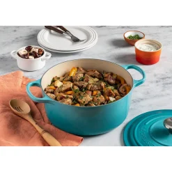 Le Creuset Signature Braadpan, 28cm caribbean blue