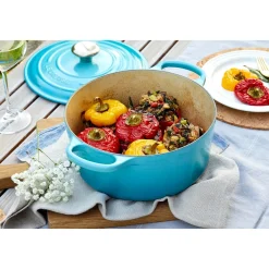 Le Creuset Signature Braadpan, 28cm caribbean blue