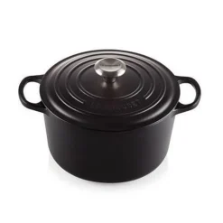 Le Creuset Signature Braadpan Hoog, 24cm mat zwart