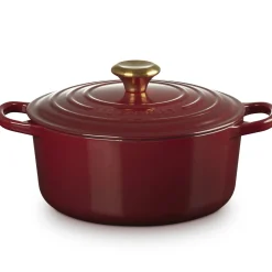 Le Creuset Signature Braadpan, 22cm garnet
