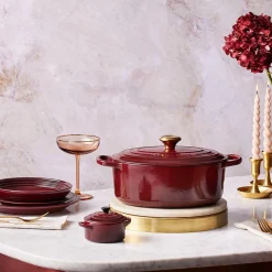 Le Creuset Signature Braadpan, 22cm garnet