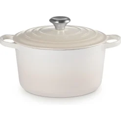 Le Creuset Signature Braadpan Hoog, 24cm meringue
