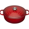 Le Creuset Signature Braadpan Laag, 30cm kersenrood