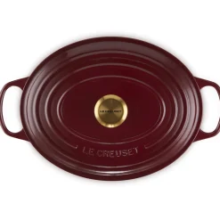 Le Creuset Signature Braadpan Ovaal, 31cm garnet