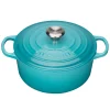 Le Creuset Signature Braadpan, 20cm caribbean blauw