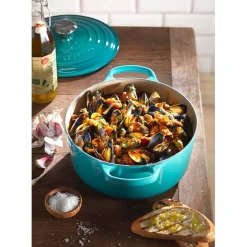 Le Creuset Signature Braadpan, 20cm caribbean blauw
