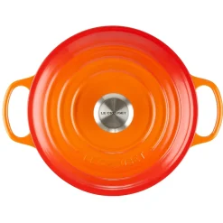 Le Creuset Signature Braadpan Laag, 24cm oranjerood