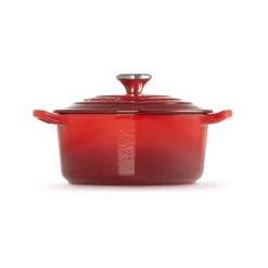 Le Creuset Signature Braadpan Hart, 20cm kersenrood