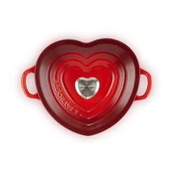 Le Creuset Signature Braadpan Hart, 20cm kersenrood