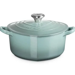 Le Creuset Signature Braadpan Hart, 20cm sea salt