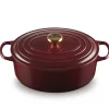Le Creuset Signature Braadpan Ovaal, 29cm garnet