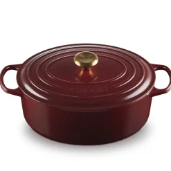 Le Creuset Signature Braadpan Ovaal, 29cm garnet