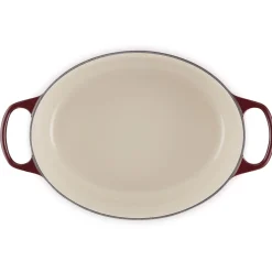 Le Creuset Signature Braadpan Ovaal, 29cm garnet