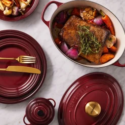 Le Creuset Signature Braadpan Ovaal, 29cm garnet