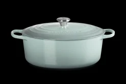 Le Creuset Signature Braadpan Ovaal, 33cm sea salt