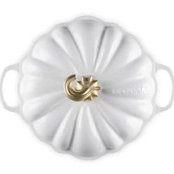 Le Creuset Signature Braadpan Pompoen, 24cm wit