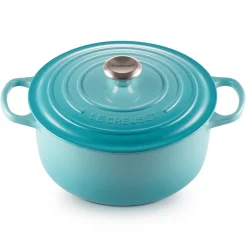 Le Creuset Signature Braadpan, 26cm caribbean blue
