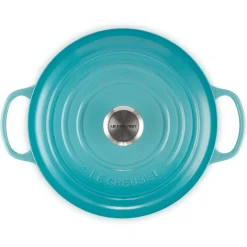 Le Creuset Signature Braadpan, 26cm caribbean blue