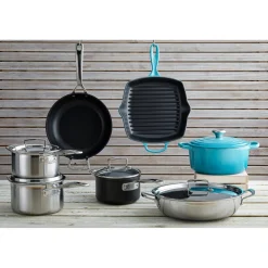 Le Creuset Signature Braadpan, 26cm caribbean blue