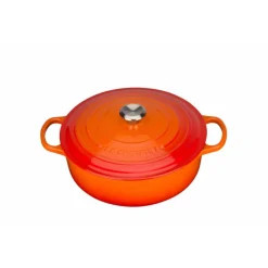 Le Creuset Signature Braadpan Laag, 30cm oranjerood