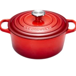 Le Creuset Signature Braadpan, 30cm kersenrood