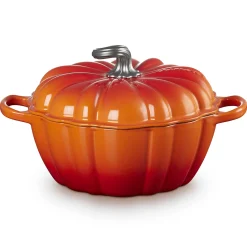 Le Creuset Signature Braadpan Pompoen, 24cm oranjerood