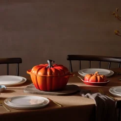 Le Creuset Signature Braadpan Pompoen, 24cm oranjerood