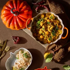 Le Creuset Signature Braadpan Pompoen, 24cm oranjerood