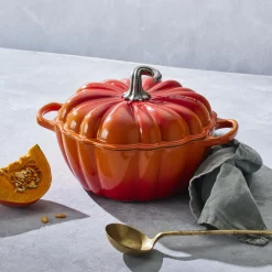 Le Creuset Signature Braadpan Pompoen, 24cm oranjerood