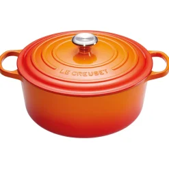 Le Creuset Signature Braadpan, 24cm oranjerood