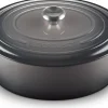 Le Creuset Signature Braadpan Ovaal, 33cm flint