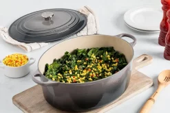 Le Creuset Signature Braadpan Ovaal, 33cm flint