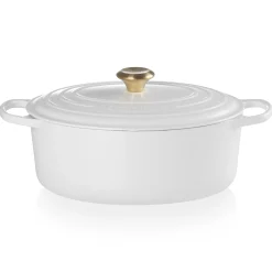 Le Creuset Signature Braadpan Ovaal, 31cm white