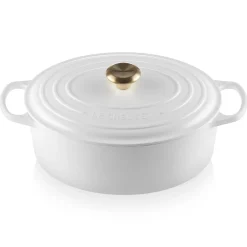 Le Creuset Signature Braadpan Ovaal, 31cm white