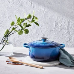 Le Creuset Signature Braadpan, 28cm azure