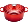 Le Creuset Signature Braadpan, 34cm kersenrood