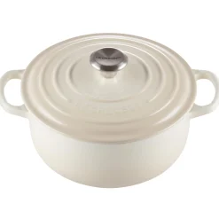 Le Creuset Signature Braadpan, 28cm meringue