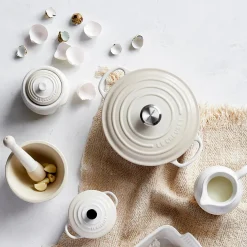 Le Creuset Signature Braadpan, 28cm meringue