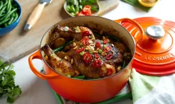 Le Creuset Signature Braadpan, 30cm oranjerood