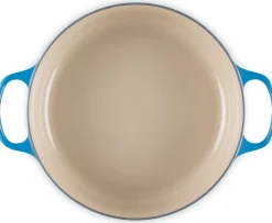 Le Creuset Signature Braadpan Laag, 30cm azure